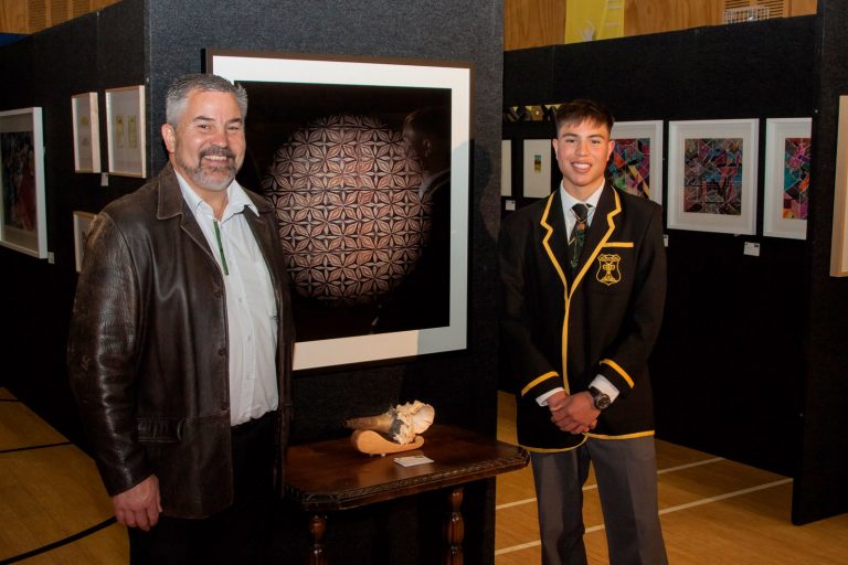 Wellesley Old Boy from Wellington College attending an art exhibition