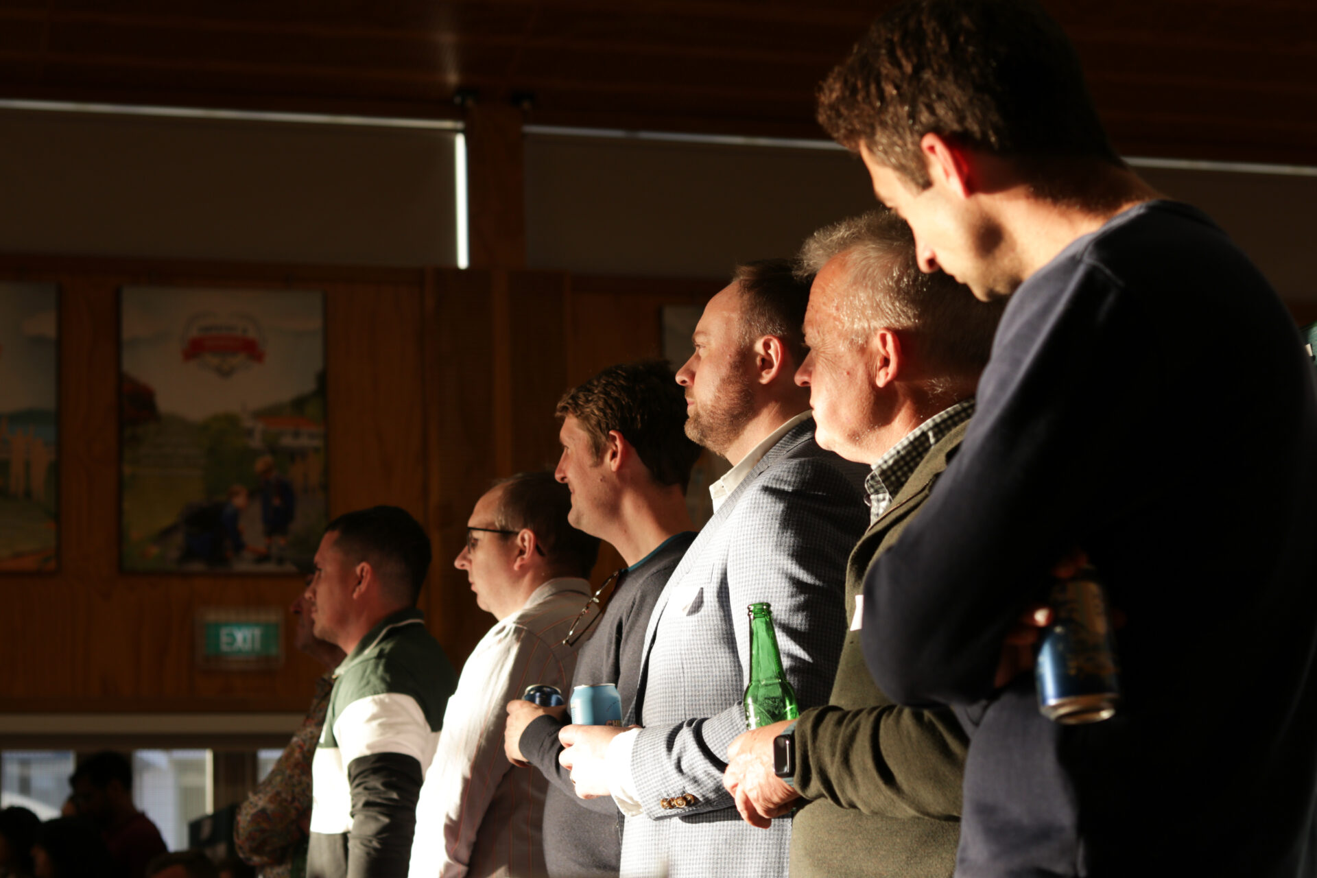 A group of Wellesley Old Boys standing together